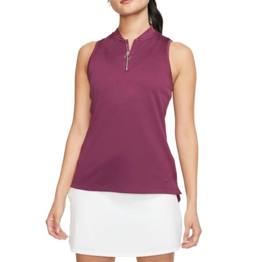 Nike | Womens Dri-Fit Sleeveless Golf Polo